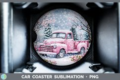 GorgeousWatercolor Car Coaster design.