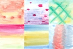 Watercolor Vivid Digital Papers Background Product Image 2