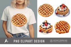 Watercolor Waffle Clipart Product Image 1