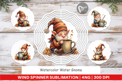 Water Gnome Wind Spinner Product Image 1