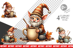 Water Gnome Clipart Product Image 1