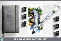 GorgeousWatercolor Pen Wrap design.