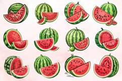 Watercolor Watermelon Clipart Bundle Product Image 2