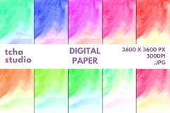 Watercolor Wave Digital Papers Background Product Image 1