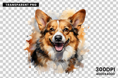 watercolor welsh corgi clipart, welsh corgi dog png, corgi sublimation design, dog clipart watercolor, cute corgi digital art, corgi printable png, pet lover sublimation, kawaii corgi dog clipart, welsh corgi illustration, corgi dog lover design