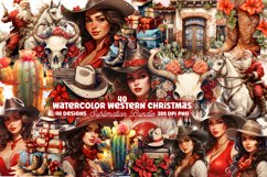 Watercolor Western Christmas Clipart Bundle, Western Christmas Clipart, Western Christmas Clipart Bundle, Western Christmas Watercolor, Watercolor Western Christmas, Western Christmas Sublimation, Western Christmas Clip Art, Western Christmas Sublimation 