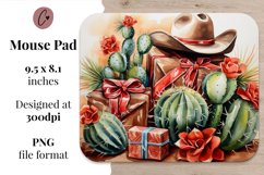 Watercolor Western Christmas Mouse Pad Bundle Product Image 2