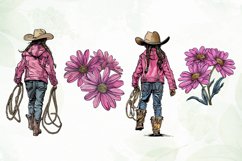 Watercolor Western Clipart Sublimation Product Image 2