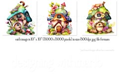 Whimsical Fantasy Fairy Houses Wind Spinners Designs, vol. 1 Product Image 3