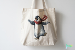 Watercolor whimsical Animals Christmas Product Image 7