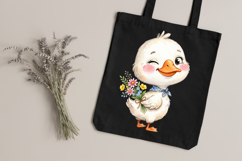 Whimsical Quirky Goose Clipart Bundle 20 PNG Files Product Image 3