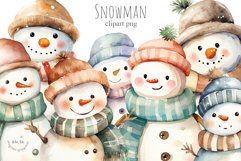 Snowman clipart Product Image 1