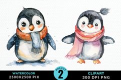 Watercolor Whimsical Vintage Animals Clipart Product Image 1