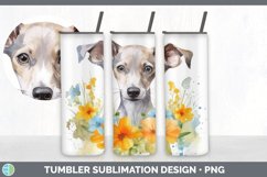 GorgeousWild Flowers Whippets Tumbler design.