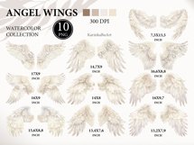 Wedding Invitation element, Watercolor clipart, beige Boho clipart, white Angel Wings, painting Fairy Wing, PNG Planner Stickers, Christian Saint wing, angelic Stickers png, Valentine element, collection of paradise Wings, Eden art, memorial Prayer Card, 