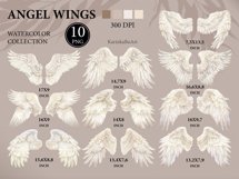 Wedding Invitation element, Watercolor clipart, beige Boho clipart, white Angel Wings, painting Fairy Wing, PNG Planner Stickers, Christian Saint wing, angelic Stickers png, Valentine element, collection of paradise Wings, Eden art, memorial Prayer Card, 