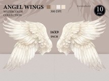 Wedding Invitation element, Watercolor clipart, beige Boho clipart, white Angel Wings, painting Fairy Wing, PNG Planner Stickers, Christian Saint wing, angelic Stickers png, Valentine element, collection of paradise Wings, Eden art, memorial Prayer Card, 