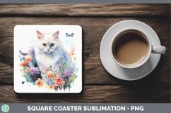 GorgeousWatercolor Square Coaster design.