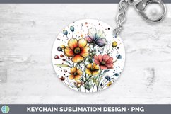 GorgeousWatercolor Keychain design.