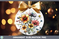 GorgeousWatercolor Ornament design.