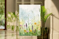 Watercolor Wildflower Digital Paper Bundle Product Image 4