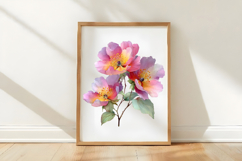 Watercolor Wildflower Spring Flower Clipart Product Image 3