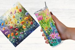 Watercolor Wildflower Digital Paper Bundle Product Image 5