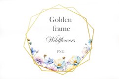 Watercolor Wildflowers Frame