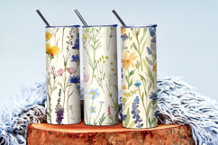Watercolor Wildflowers in Spring Palette Seamless DP Product Image 3