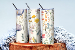 Watercolor Wildflowers in Spring Palette Seamless DP Product Image 3