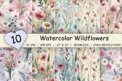 watercolor wildflowers pattern, watercolor floral pattern, wildflower watercolor background, botanical watercolor pattern, watercolor flower pattern, wildflower digital paper, watercolor floral background, botanical digital paper, watercolor floral design