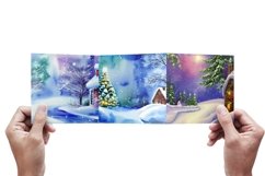 High Resolution Winter Watercolor Backgorund Bundle V4 Product Image 3