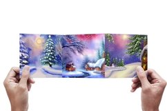 High Resolution Winter Watercolor Backgorund Bundle V5 Product Image 2