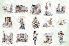 Watercolor Winter Clipart Bundle Product Image 2