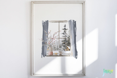 Watercolor Winter Clipart Product Image 5