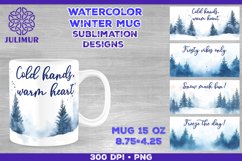 Cozy Winter Quote Mug Sublimation Design Product Image 1