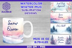 Cozy Winter Quote Mug Sublimation Design Product Image 1