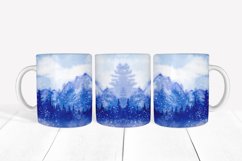 Winter Background Mug Sublimation Bundle Product Image 9