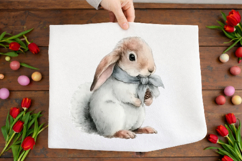 Watercolor Winter Woodland Animals Clipart Product Image 2