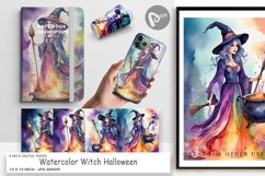 Digital Paper Watercolor Witch Product Image 1