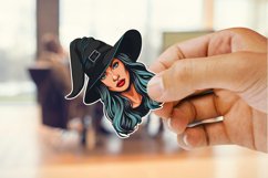 Watercolor Witch Sticker Clipart Bundle Product Image 2