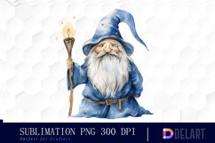 Wizard Gnome Sublimation PNG Clipart Product Image 1