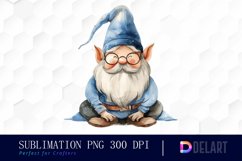 Wizard Gnome Sublimation PNG Clipart Product Image 1