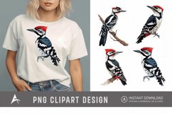 Watercolor Woodpecker Clipart Product Image 1