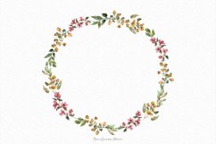 Wreaths Spring Watercolor Clipart |Watercolor Flowers PNG Product Image 2