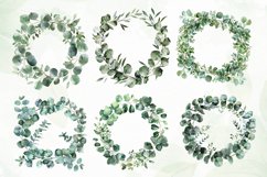 Wreath Eucalyptus Leaves Sublimation Product Image 5