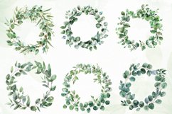 Wreath Eucalyptus Leaves Sublimation Product Image 4