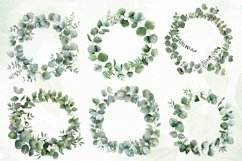 Wreath Eucalyptus Leaves Sublimation Product Image 2