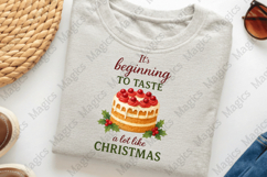 Watercolor Xmas Cake Sublimation Product Image 3