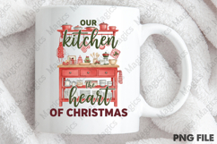 Watercolor Xmas Kitchen Sublimation Product Image 4